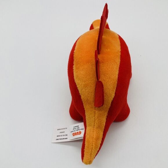 GUND Dino Stegosaurus Dinosaur 9” Plush Stuffed Animal Red Orange - Picture 5 of 6